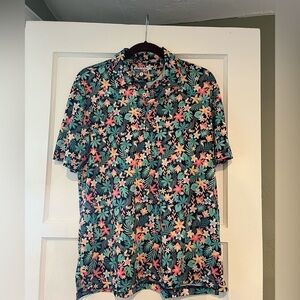Chubbies Men's Floral Golf Shirt - Multicolor